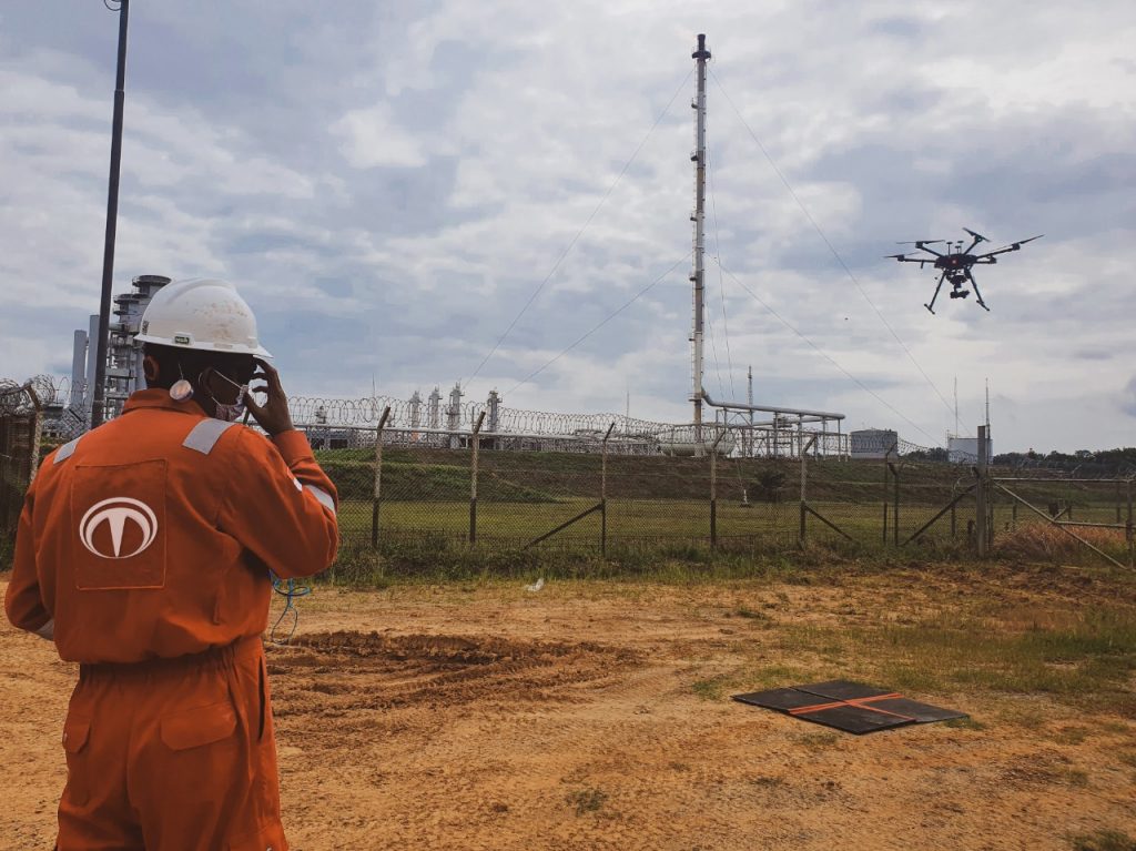 Drone untuk inspeksi migas