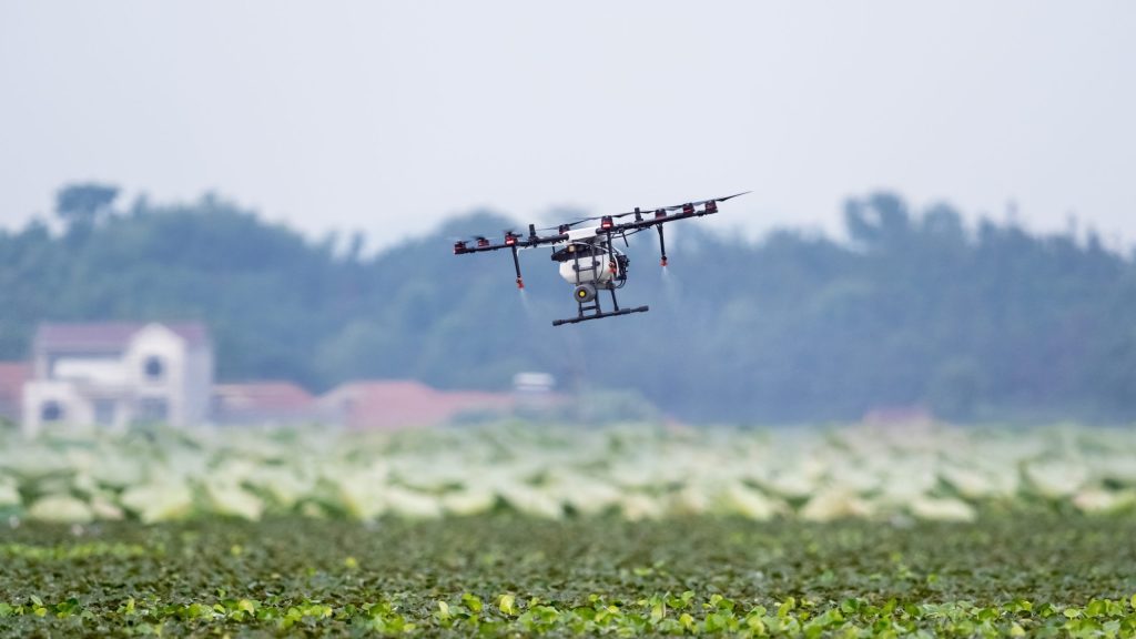 drone spraying