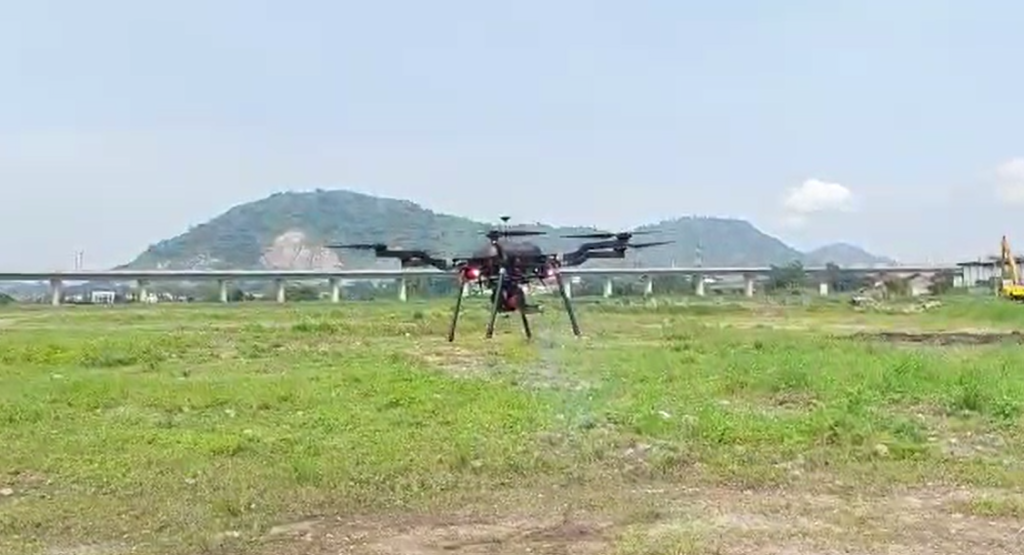 drone inspeksi bangunan
