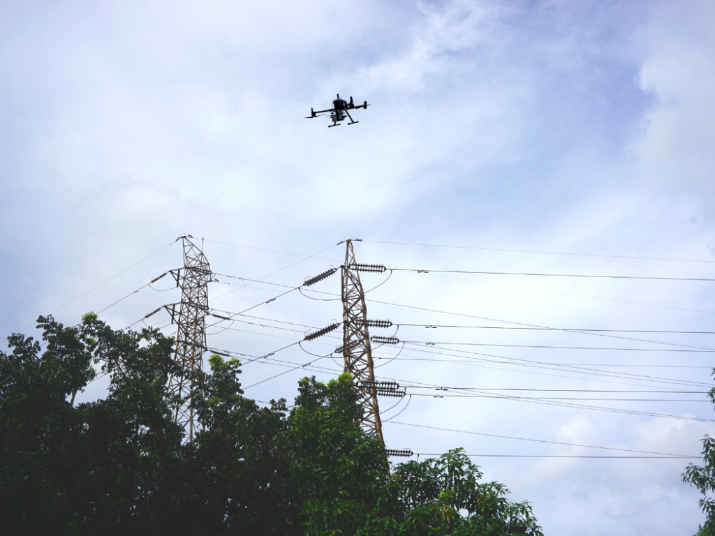 drone inspeksi pemeriksaan infrastruktur