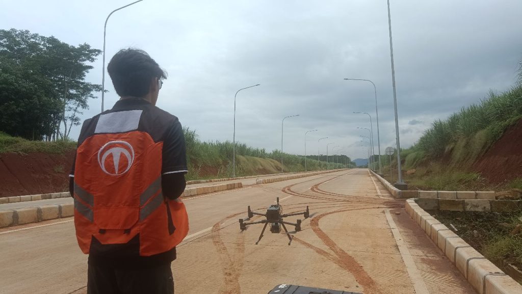 drone inpseksi infrastruktur jembatan