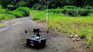 Drone LiDAR dan GNSS untuk survei penelitian