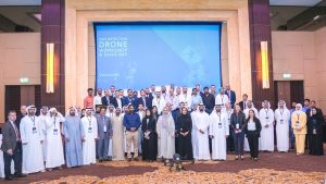 Foto bersama acara Gas Detection Drone Workshop and Demo Day di Abu Dhabi