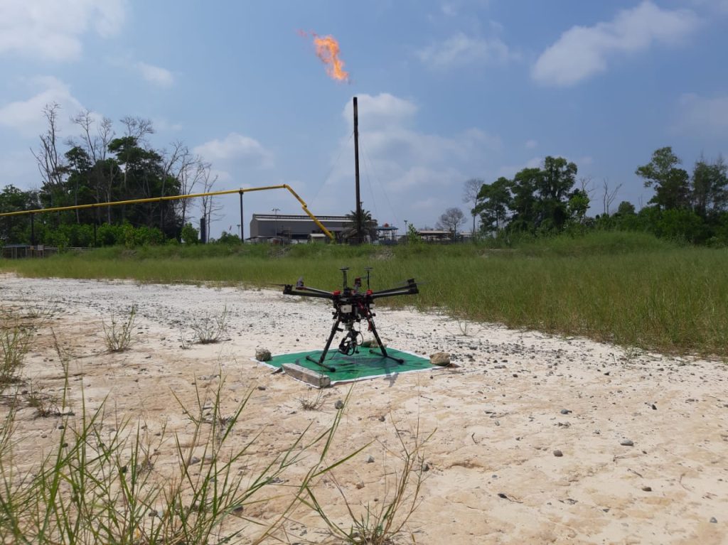 drone inspeksi migas