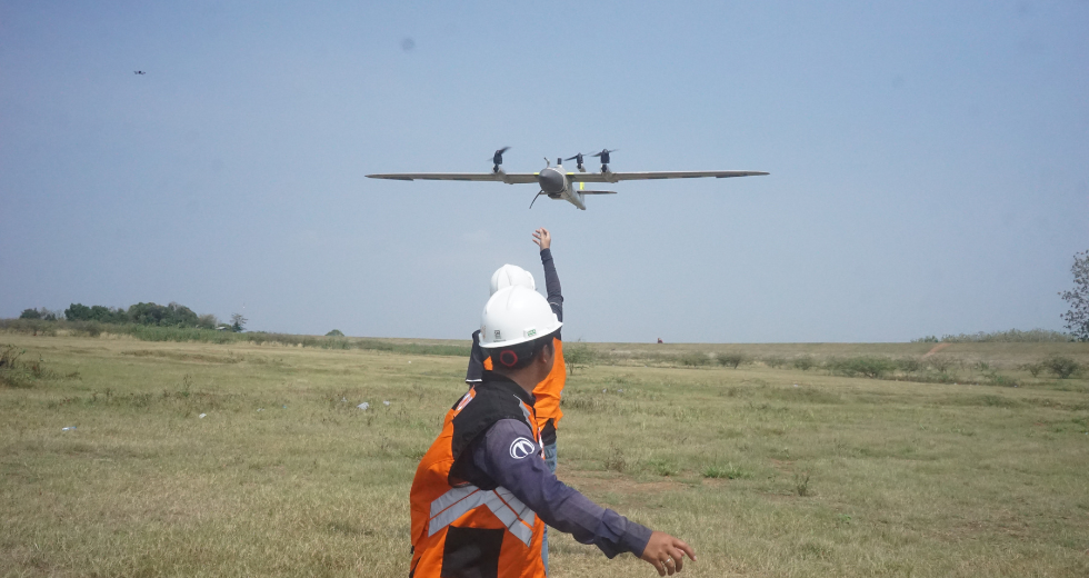 Drone untuk survei pemetaan