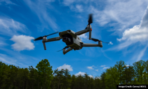 Drone pemetaan hutan