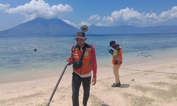 drone pemetaan garis pantai
