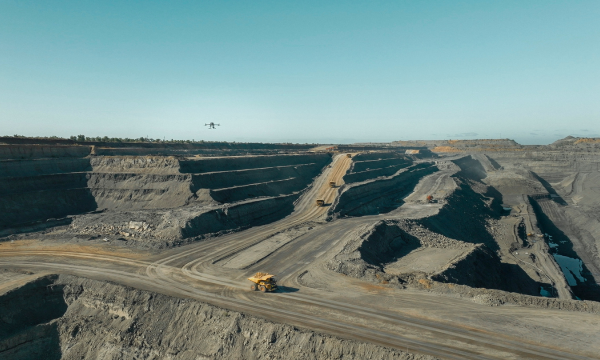 drone inspeksi mining