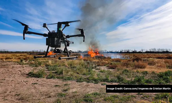 Drone pantau kebakaran saat El Nino