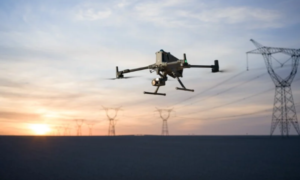 drone inspeksi transmisi listrik